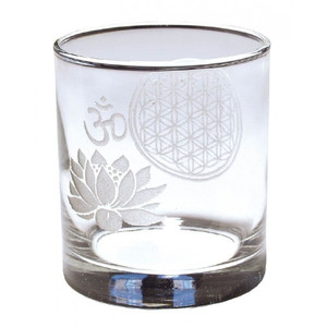 Teelicht BdL Lotus-Om-Glas