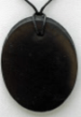Schungit - Anhänger "Oval"