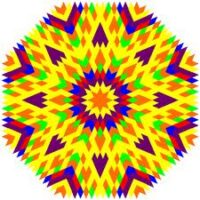 Lichtgitter Mandalas