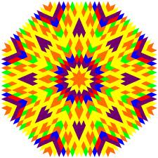 Lichtgitter Mandalas