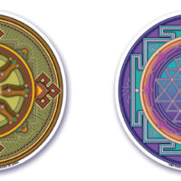 Fensterbild Sri Yantra