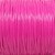 Nylon-/Lederband pink